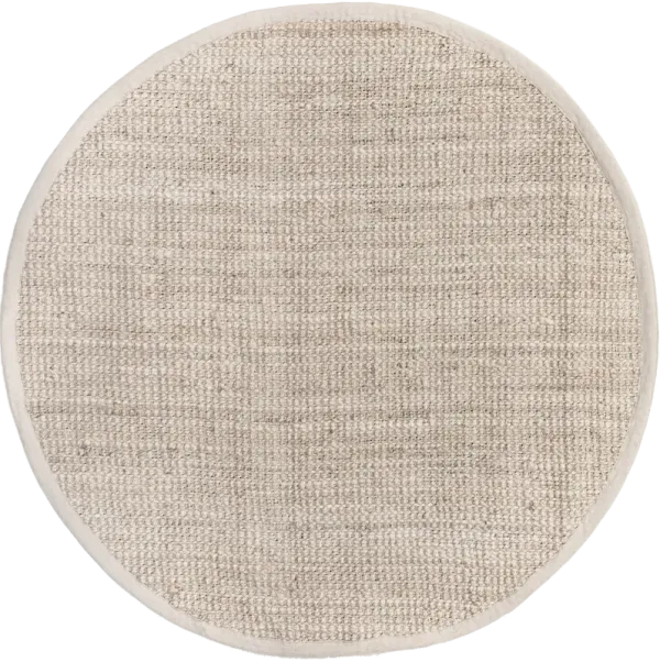 Handwoven Jute Ribbed Solid Rug