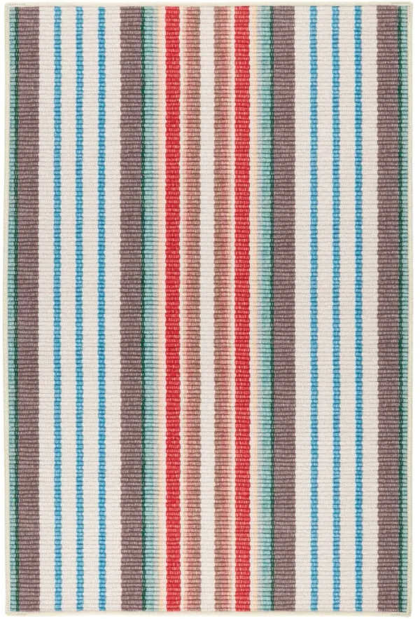 Ranch Stripe Machine Washable Rug