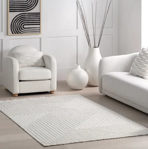 Sisile Zen Garden Tasseled Rug
