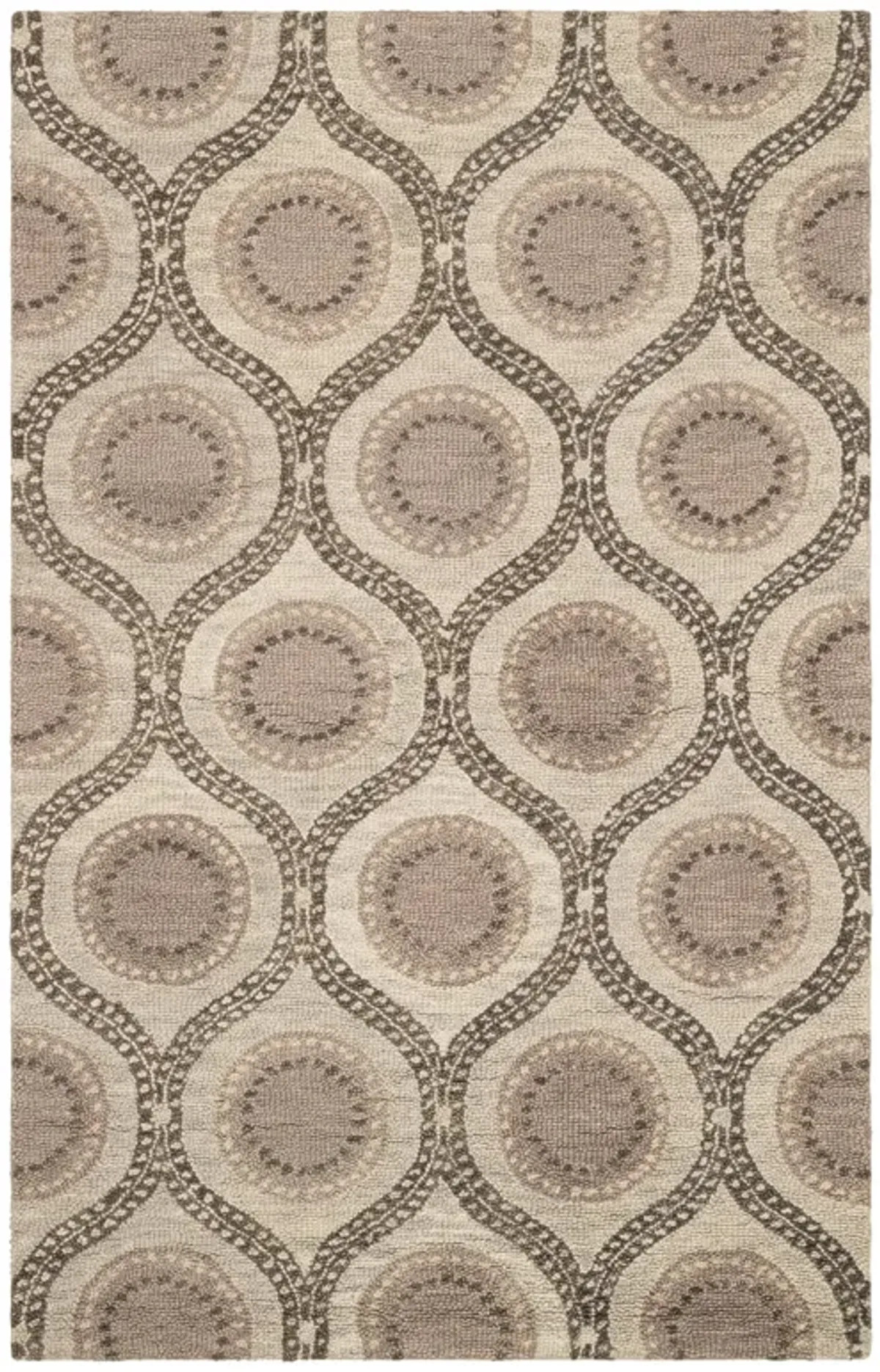 Medallion Hand Tufted Wool Rug