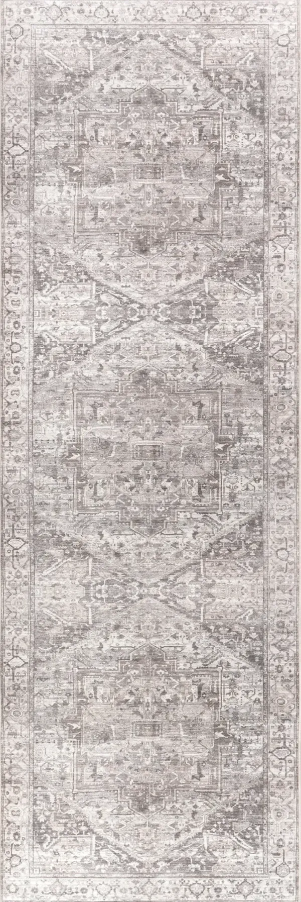 Atrium Medallion Spill Proof Washable Rug