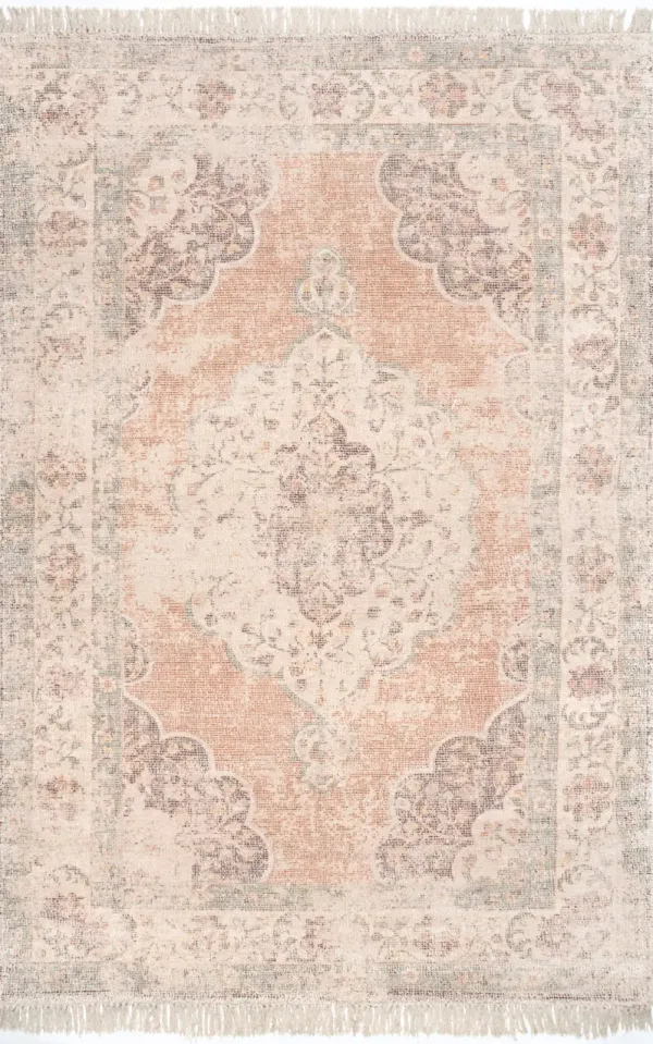 Fading Floral Medallion Rug