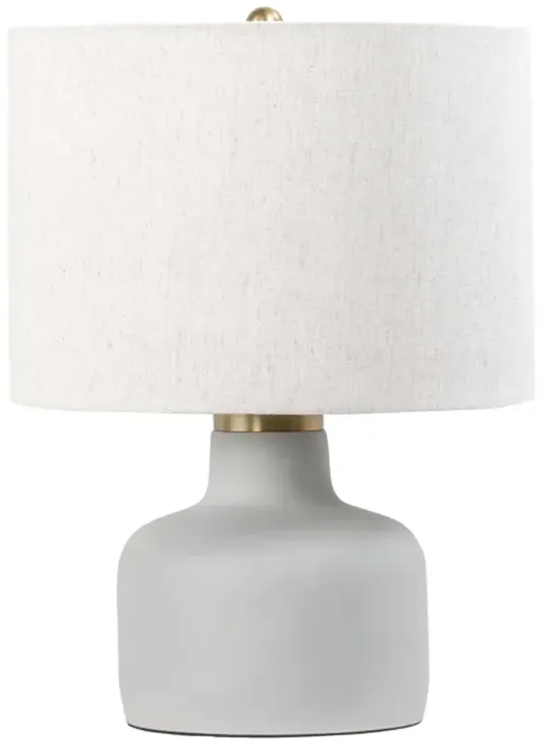 18-inch Concrete Urn Table Lamp