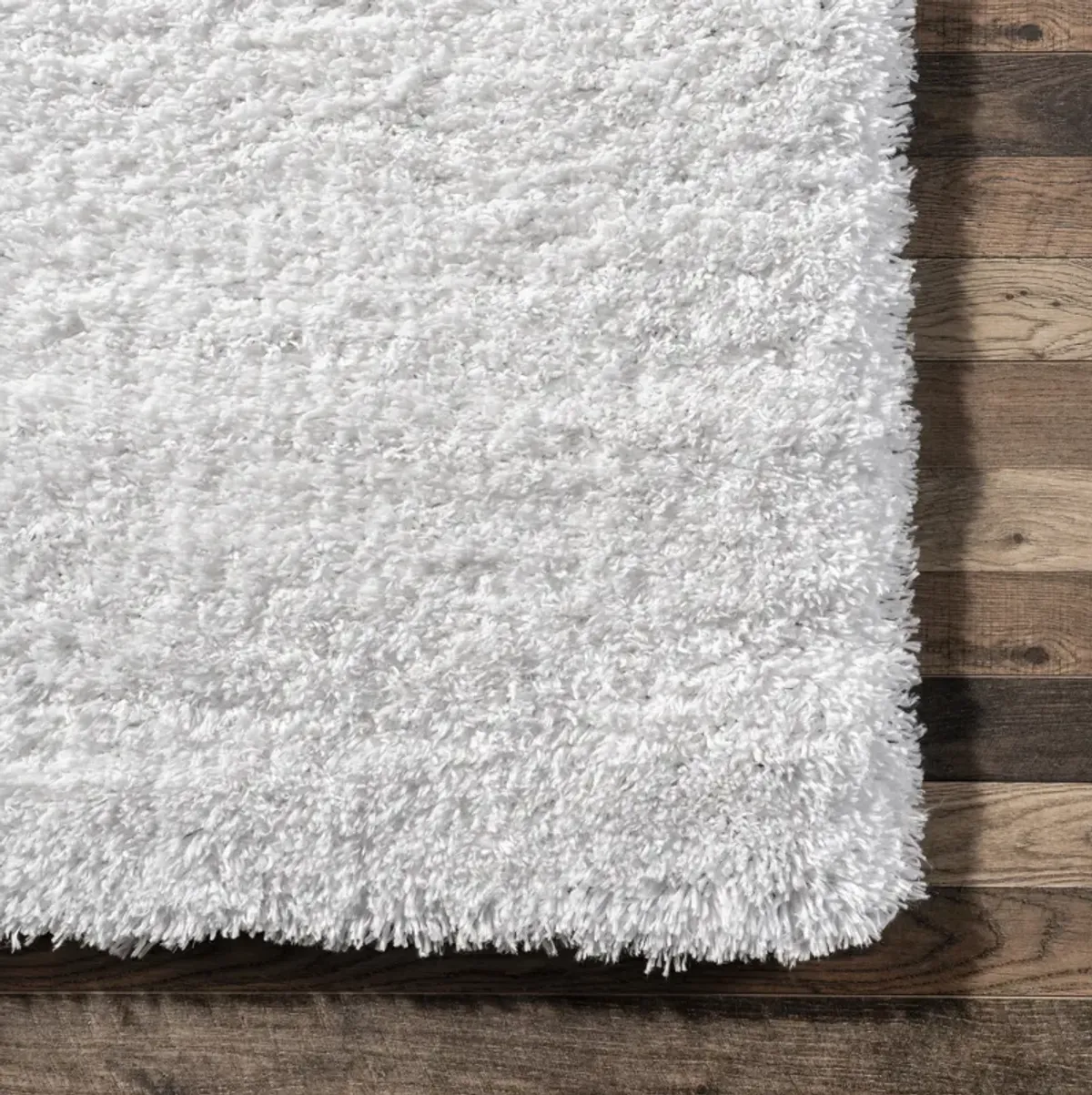 Solid Fluffy Rug