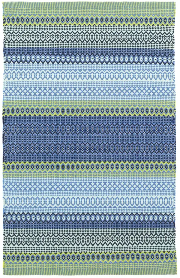Fiesta Stripe Handwoven Indoor/Outdoor Rug
