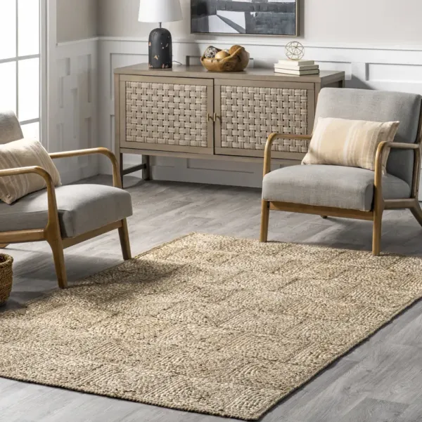 Annabella Jute Tiled Rug