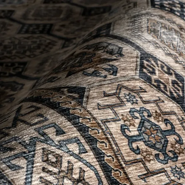 Valerian Tile Spill Proof Washable Rug