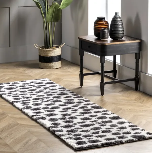 Leopard Spotted Shag Rug