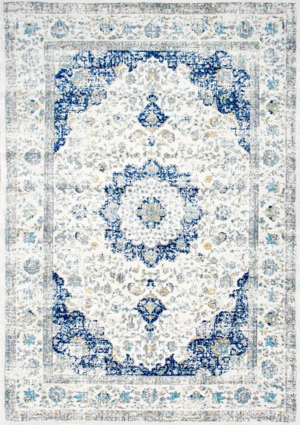 Distressed Persian Rug