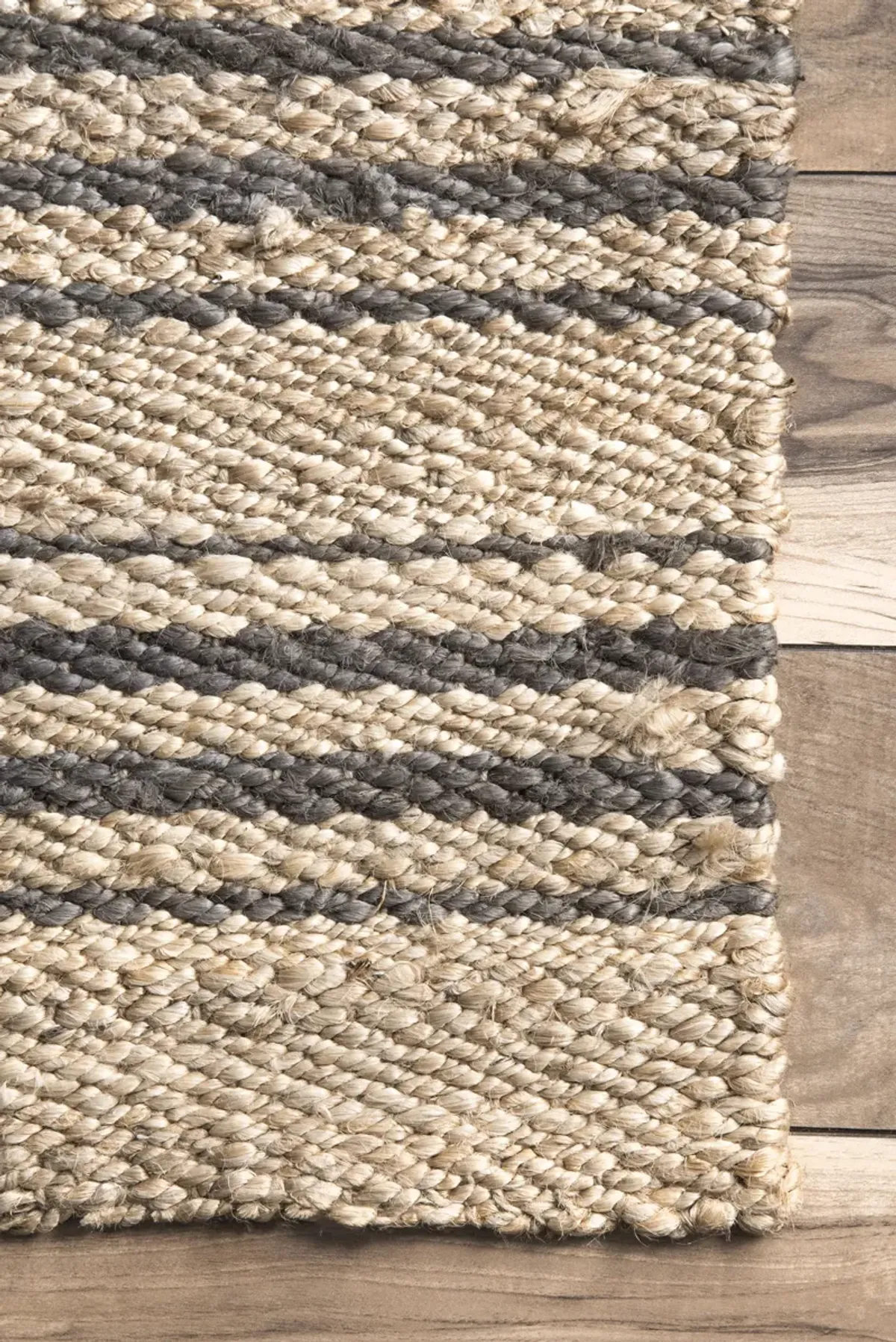 Sycamore Striped Jute Rug