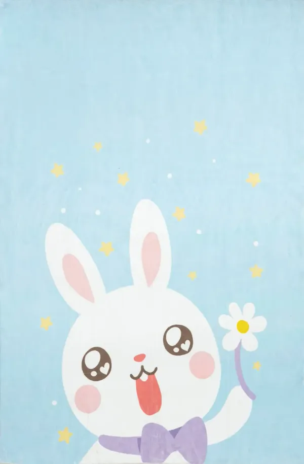 Enya Kids Washable Rabbit Rug