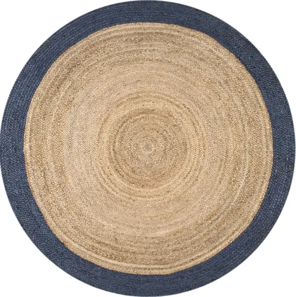 Jute Simple Border Rug