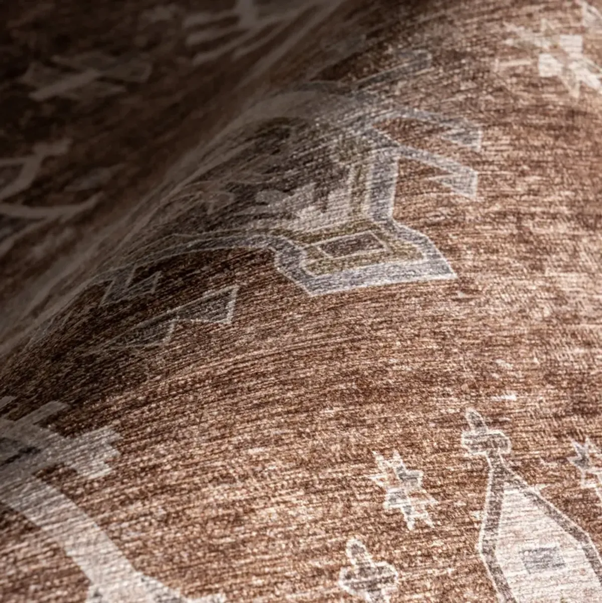 Thalia Medallion Spill Proof Washable Rug