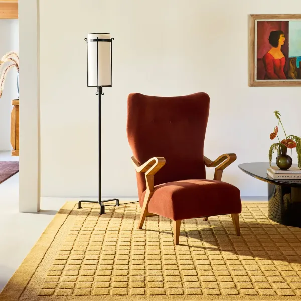 Fritz Checked Wool Rug