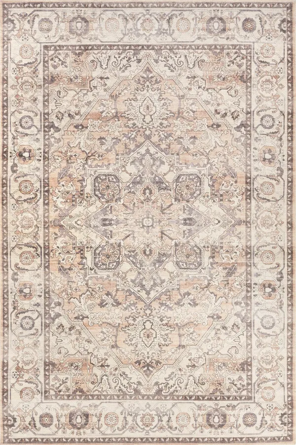 Mattie Medallion Washable Rug