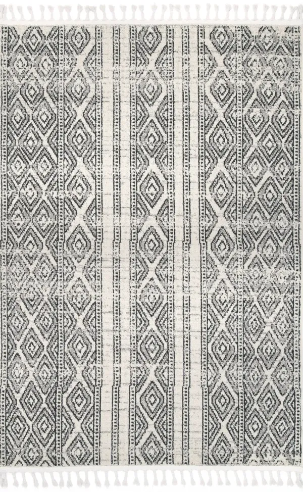 Striped Tasseled Rug