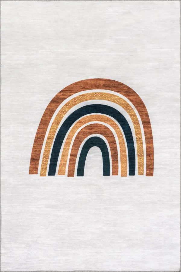 Anete Kids Washable Rainbow Rug
