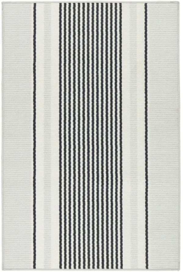 Gunner Stripe Machine Washable Rug