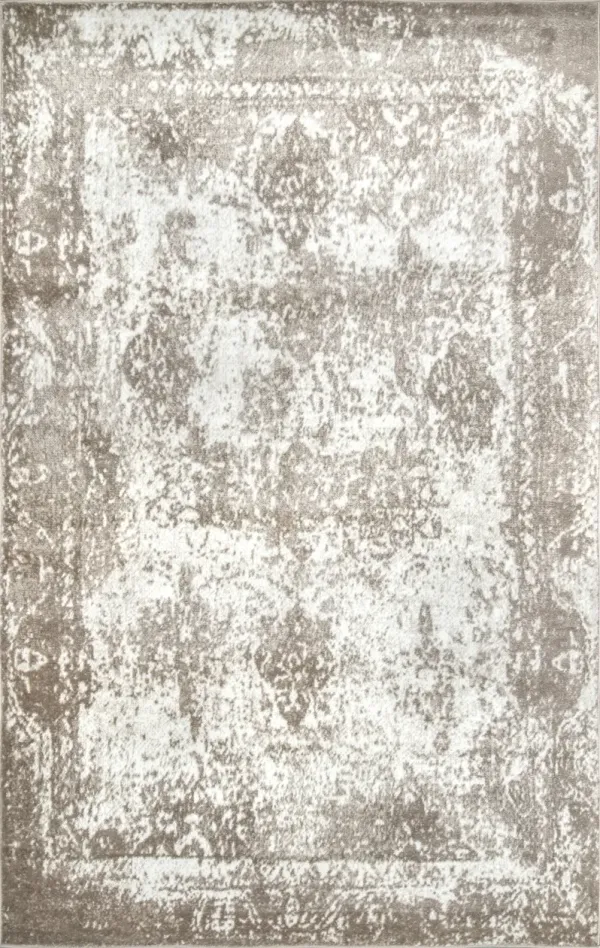Wispy Floral Medallion Rug