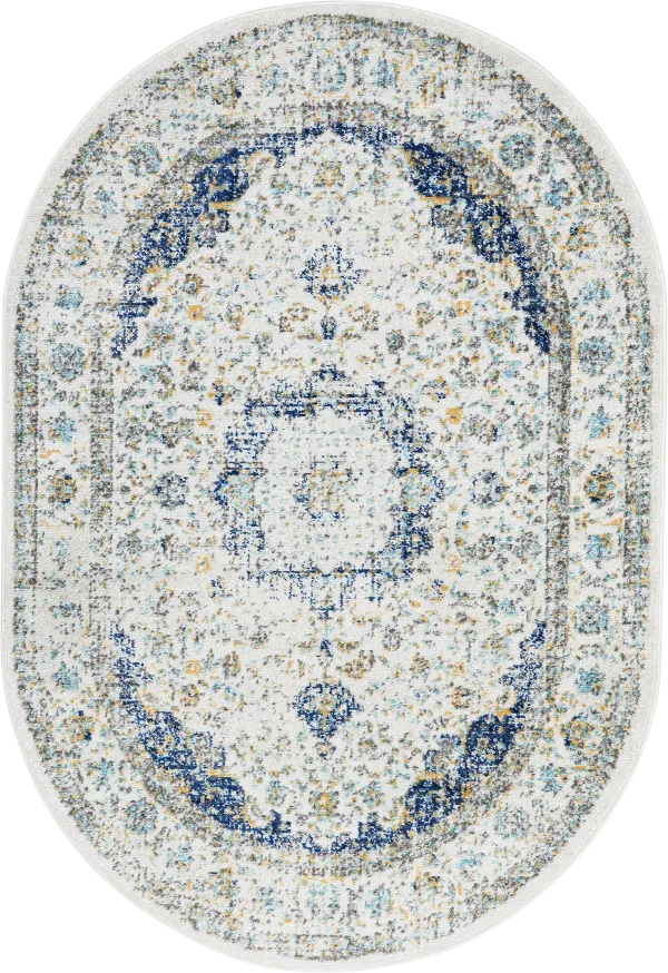 Distressed Persian Rug