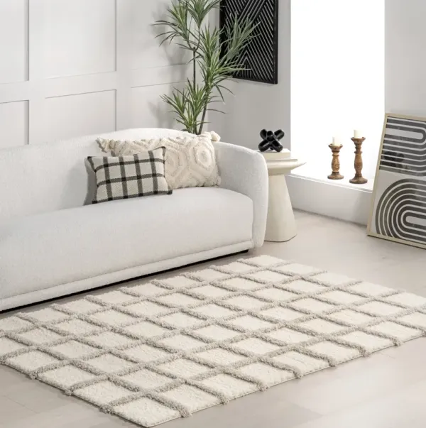 Maverick Checkered Texture Rug