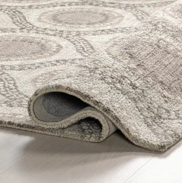 Medallion Hand Tufted Wool Rug