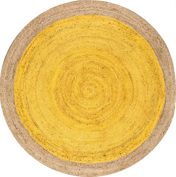 Jute Simple Border Rug