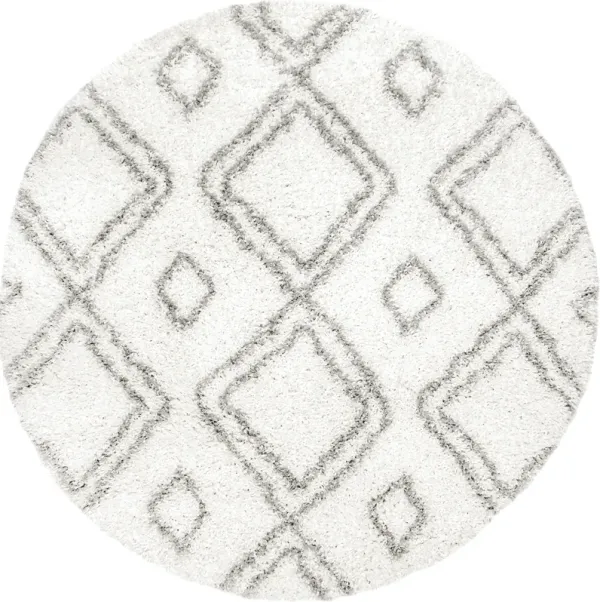 Double Diamond Shag Rug