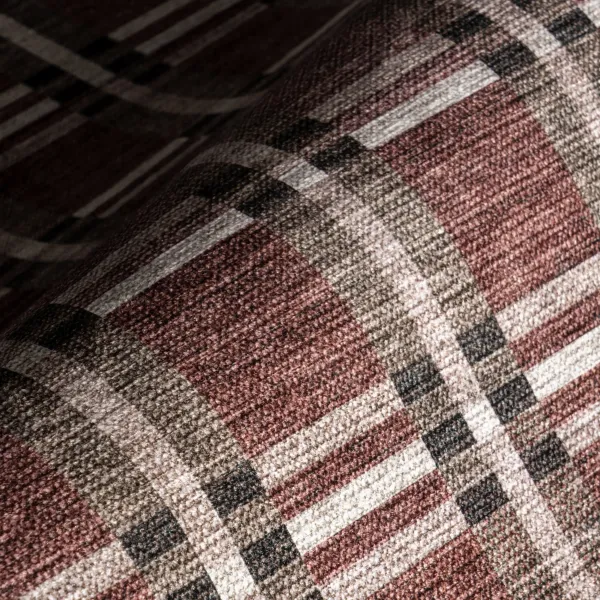 Sacha Plaid Spill Proof Washable Rug