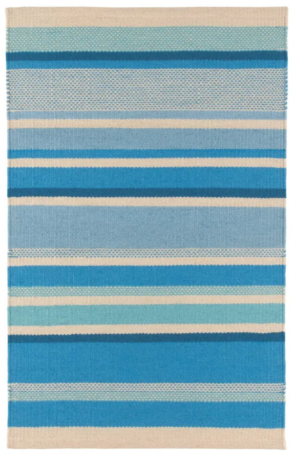 Seed Stitch Stripe Handwoven Indoor/Outdoor Rug