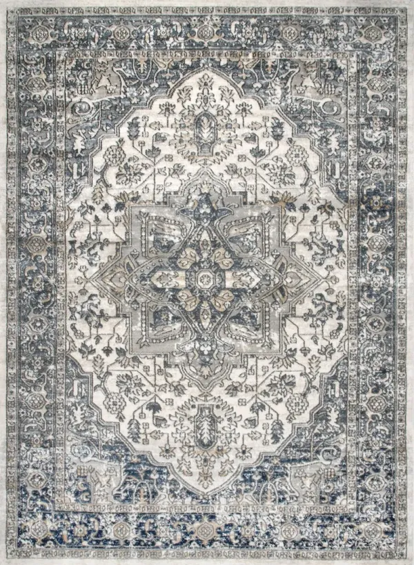 Bordered Medallion Rug