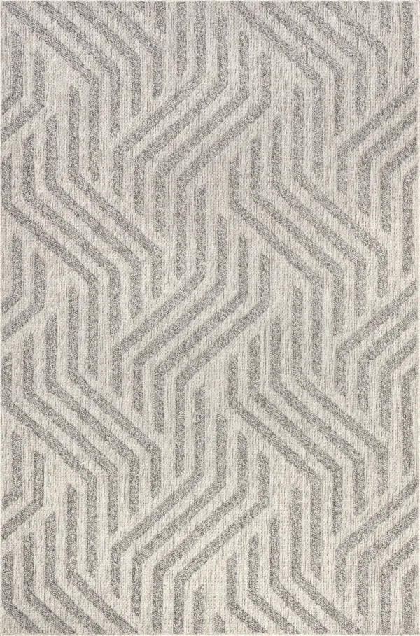 Livia Lined Zig Zag Indoor/Outdoor Rug