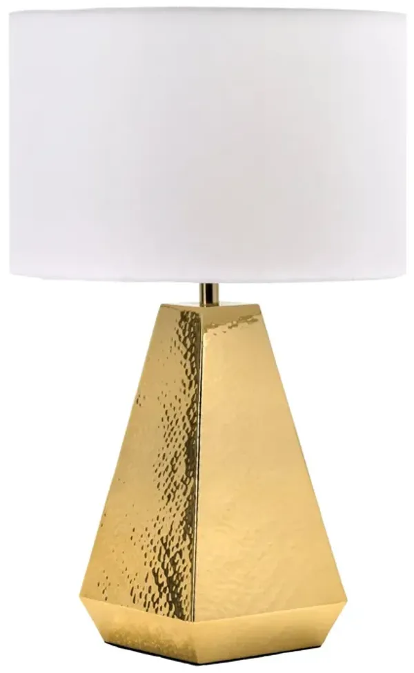 24-inch Recessed Iron Prism Table Lamp