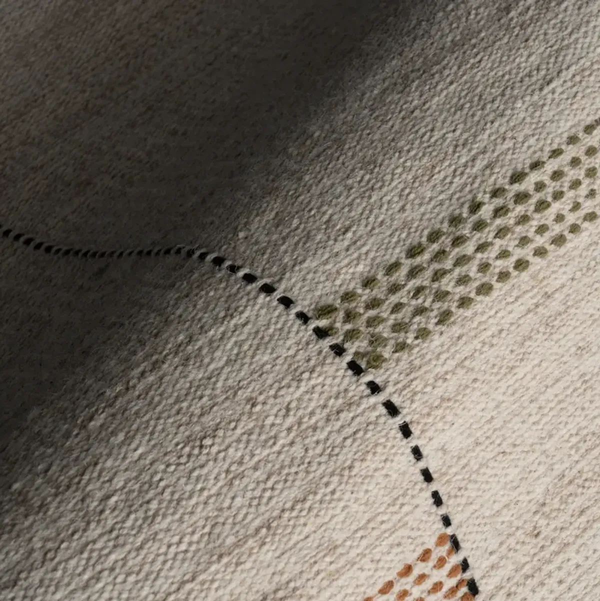 Shiloh Bohemian Striped Wool Rug