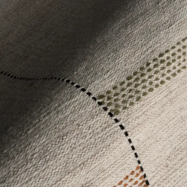 Shiloh Bohemian Striped Wool Rug