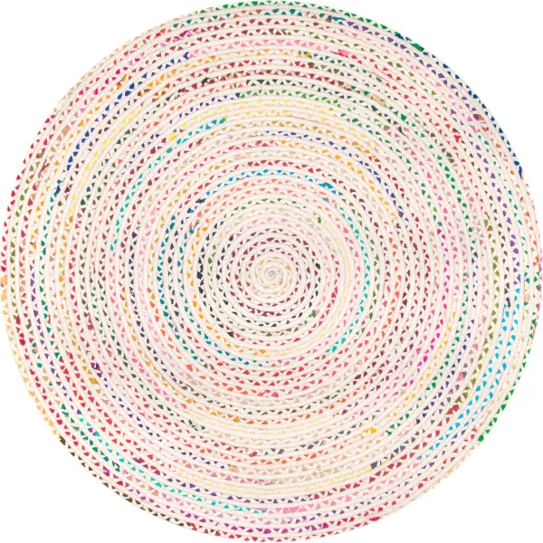 Bohemian Chindi Braided Rug