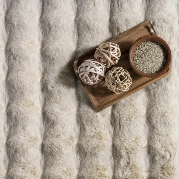 Ivana Checkered Plush Cloud Washable Rug