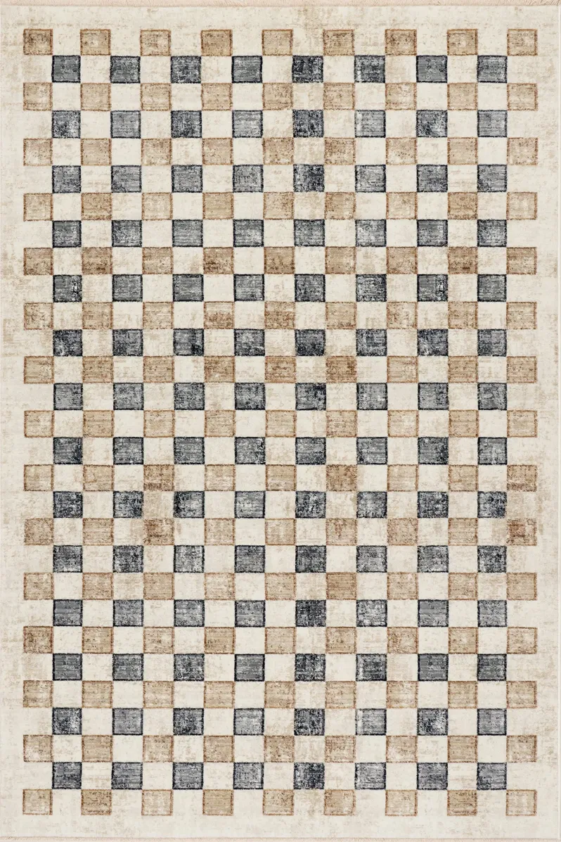 Izenna Modern Checkered Rug