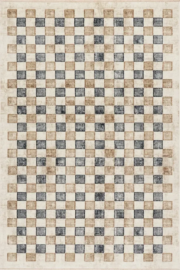 Izenna Modern Checkered Rug