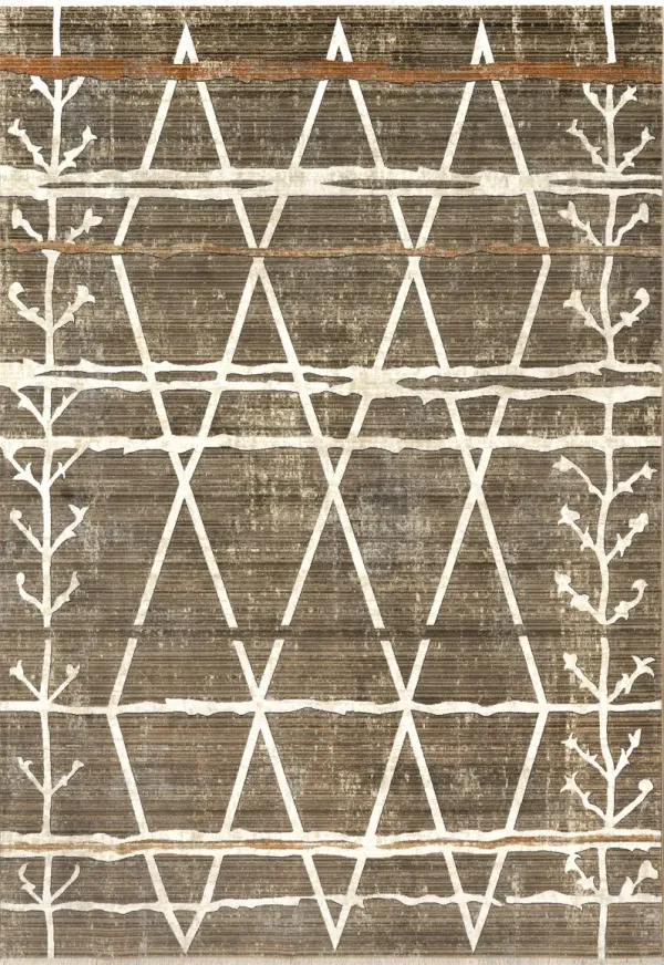 Autumn Distressed Trellis Rug