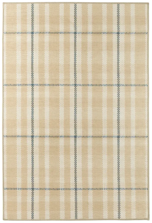 Hallie Plaid Machine Washable Rug