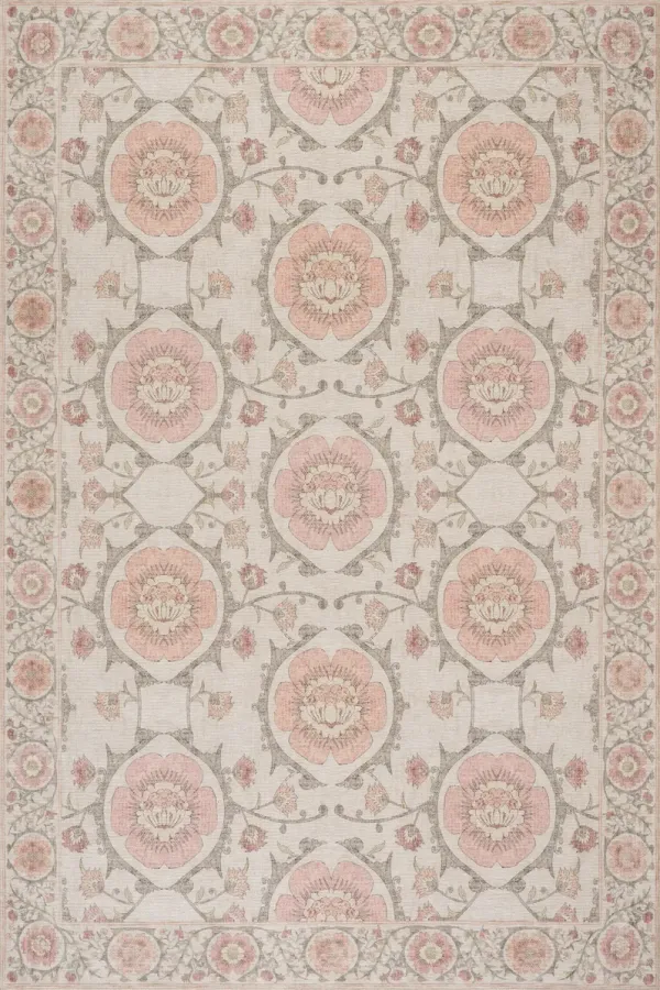 Lomia Traditional Vintage Medallion Area Rug