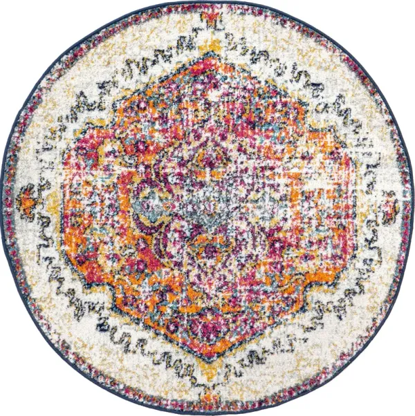 Frilly Corinthian Medallion Rug