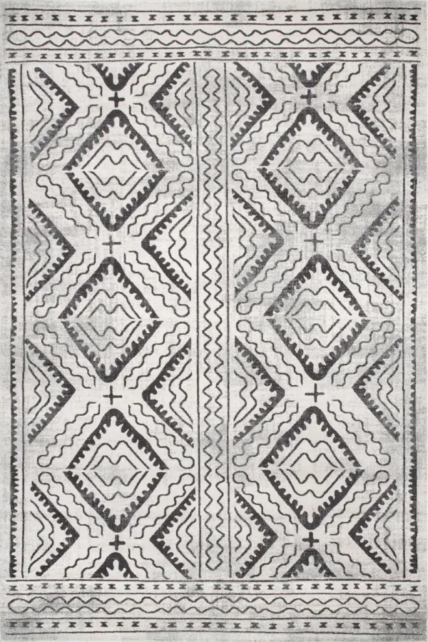 Bordered Trellis Rug