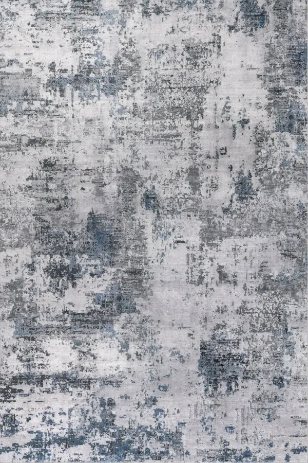 Faded Abstract Spill Proof Washable Rug