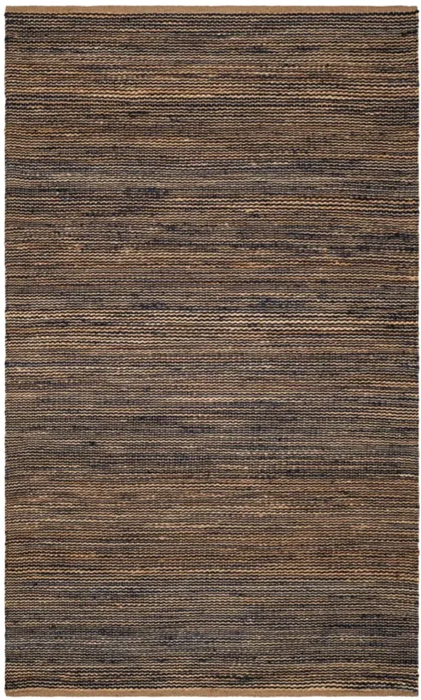 Striped Handwoven Jute Rug