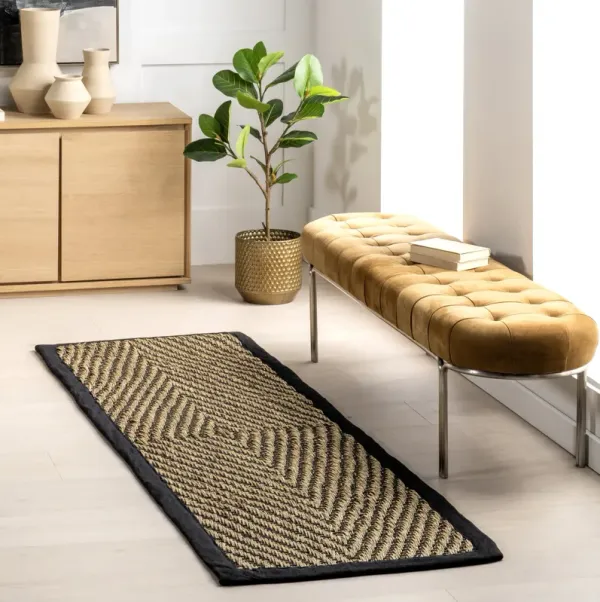 Zondra Diamond Seagrass Rug