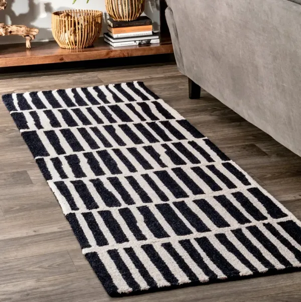 Irregular Parallel Bars Rug