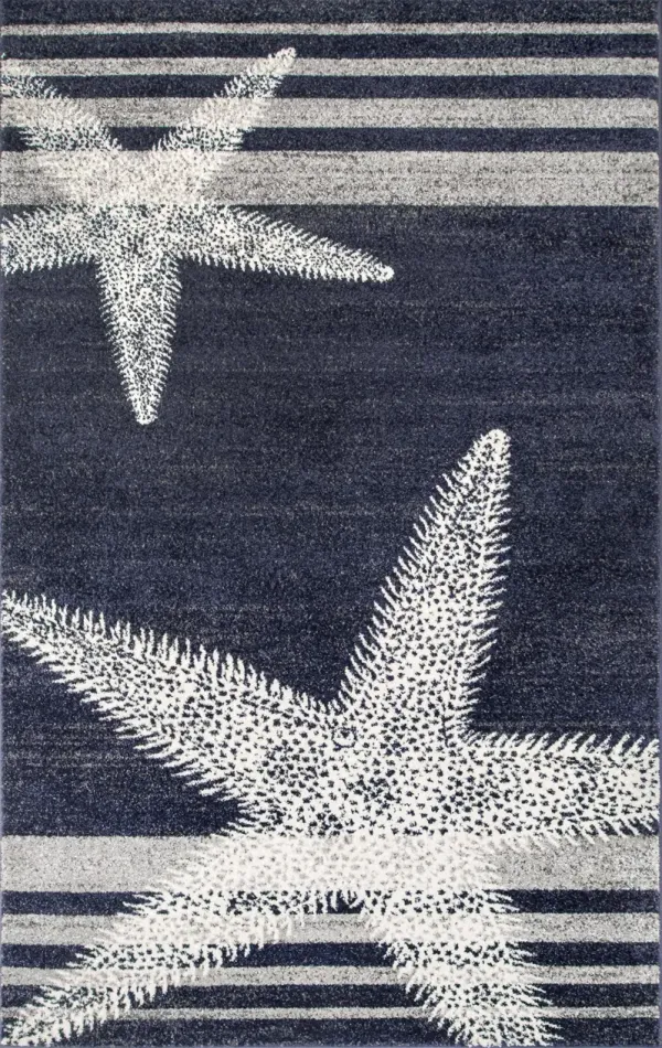 Iliana Striped Starfish Rug