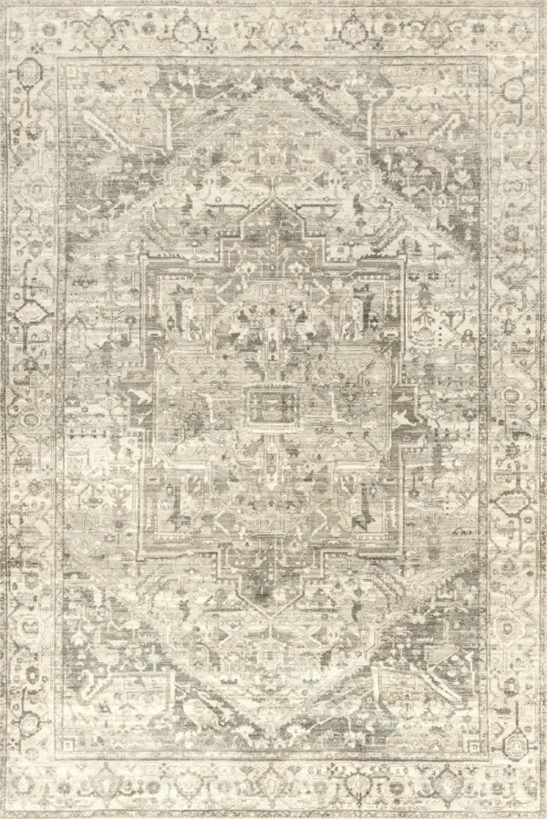 Atrium Medallion Washable Rug